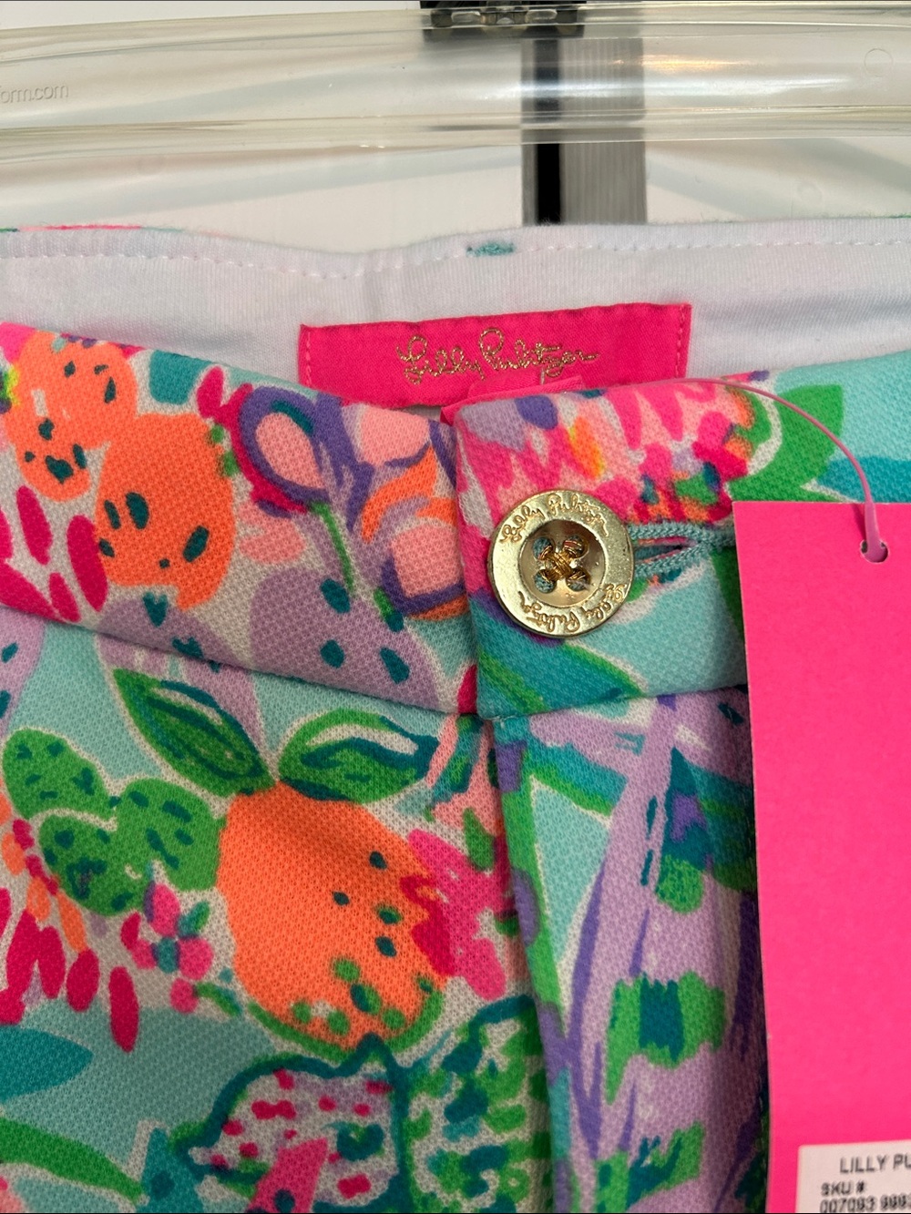 Lilly Pulitzer Jayne Knit Shorts in Me and My Zesty - Picture 4 of 5